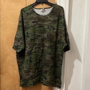 Men’s Green Camouflage 2-piece set Short Sleeve pajamas